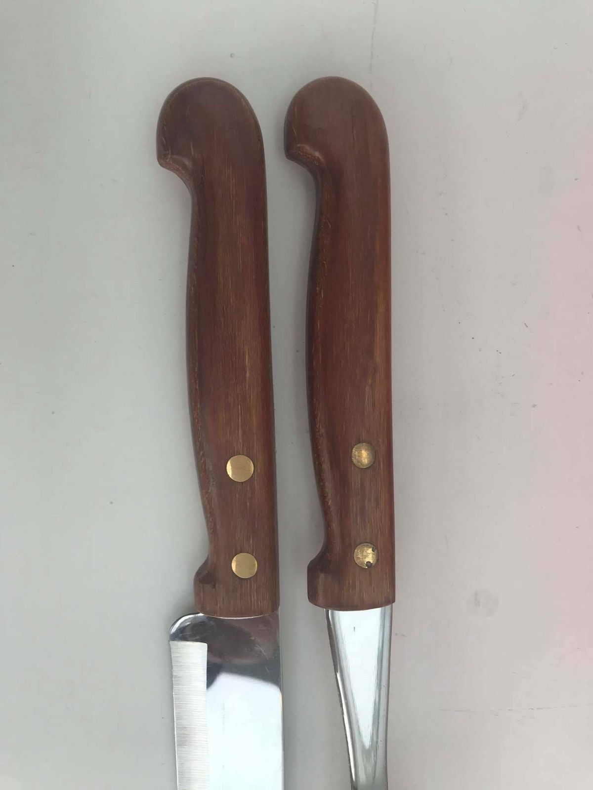 Carving Knife In Its Box Harpening Steel Knife Carving Set, Collectible Flatware Retro Cutlery Barbecue Tools Garden Dinner Sharp Sky Line photo 96.0