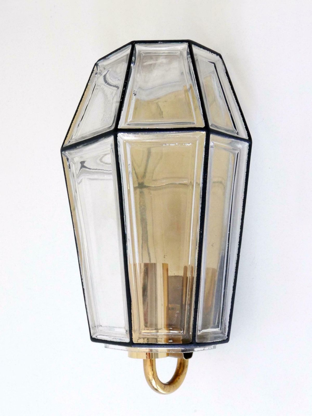 photo vinterior Set Of Two Mid Century Modern Sconces Or Wall Fixtures By Glashütte Limburg