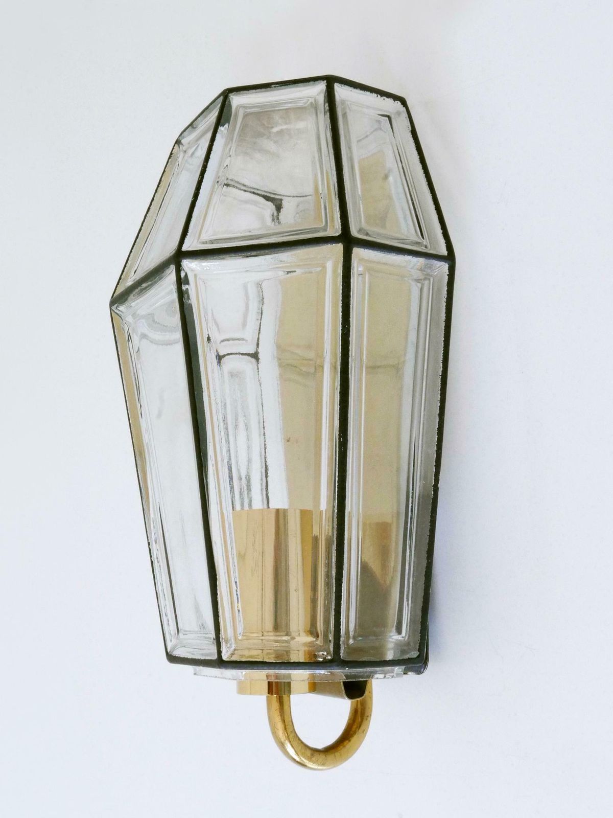 photo buy Set Of Two Mid Century Modern Sconces Or Wall Fixtures By Glashütte Limburg