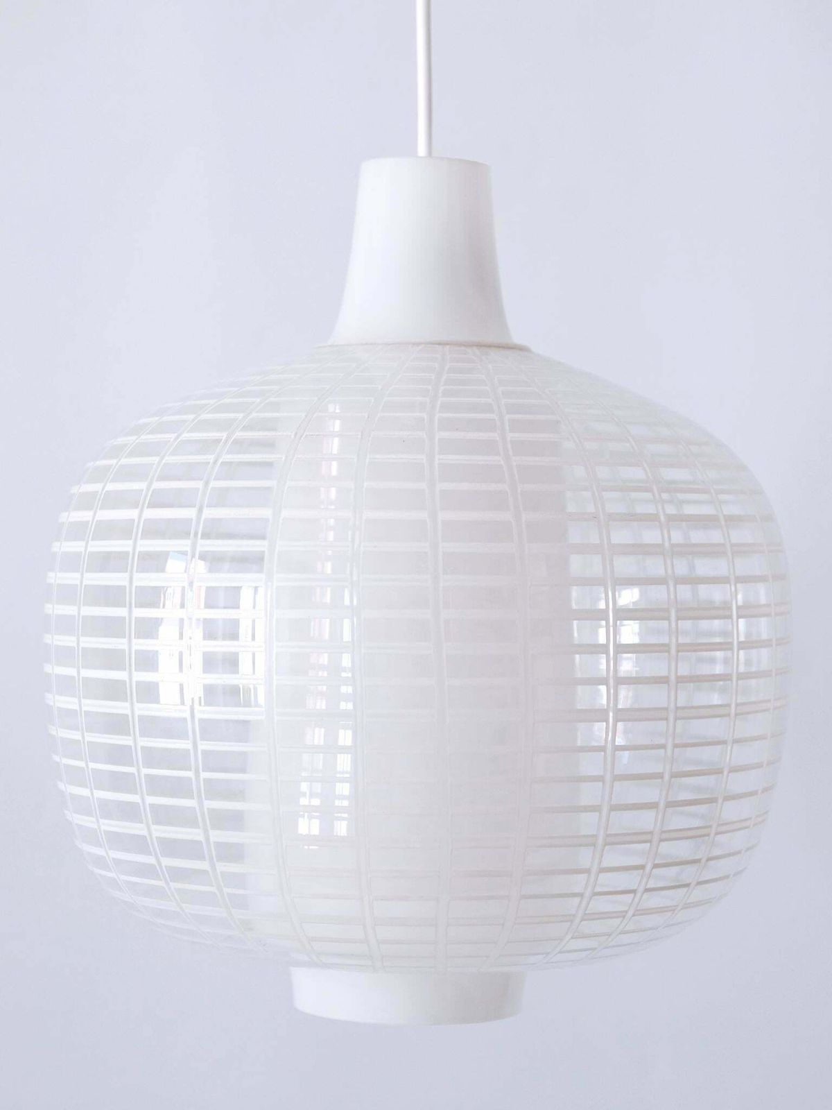 Rare Mid Century Modern Pendant Lamp Nervi By Aloys Ferdinand Gangkofner 1950s photo furniture