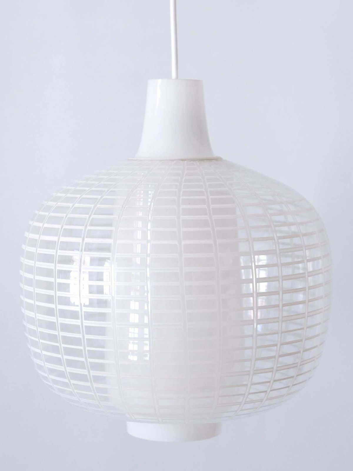 Rare Mid Century Modern Pendant Lamp Nervi By Aloys Ferdinand Gangkofner 1950s photo buy