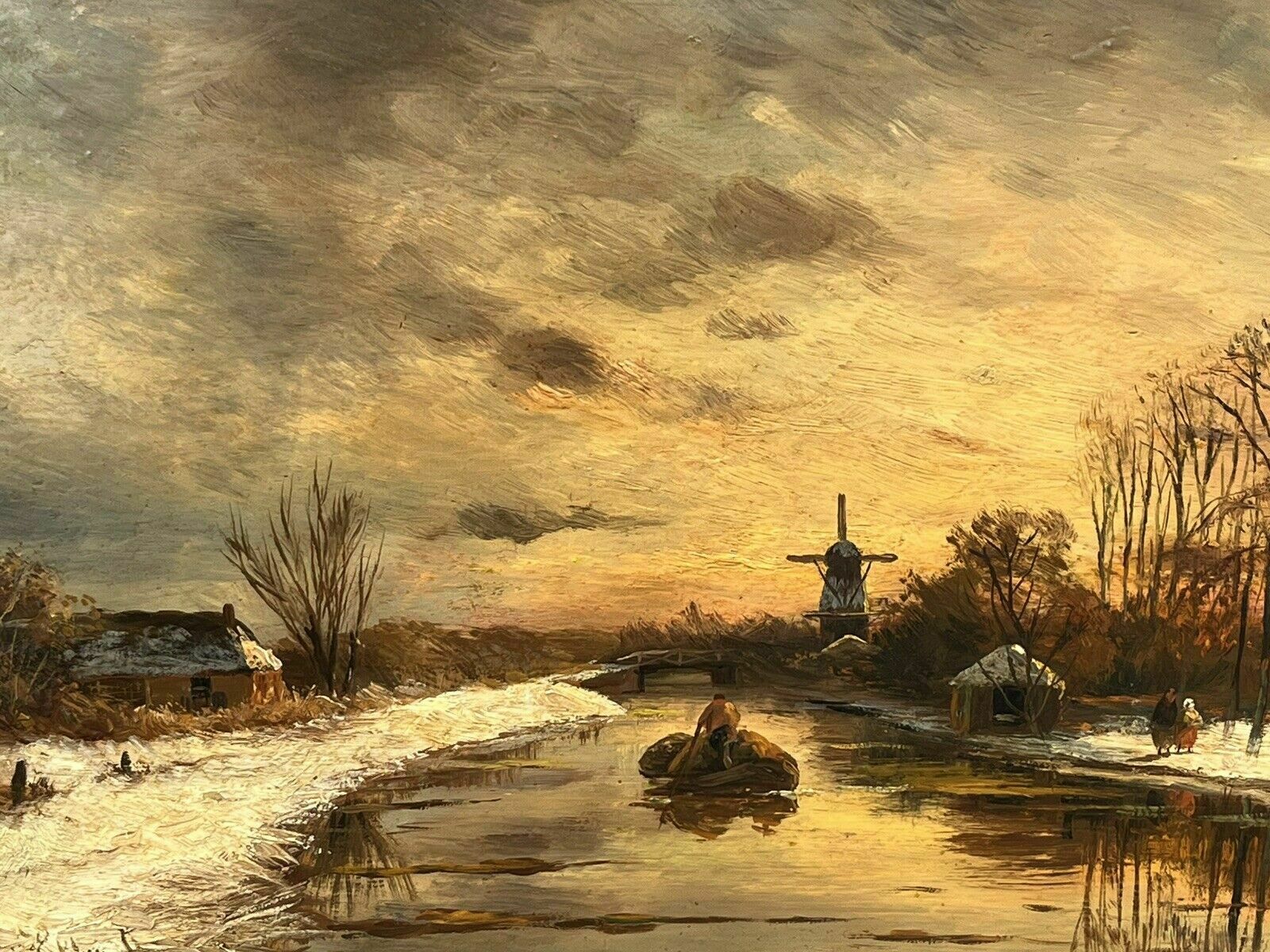 Hendrik Dirk Kruseman Vanelten(dutch 1829 1904) A Winter Landscape photo buy