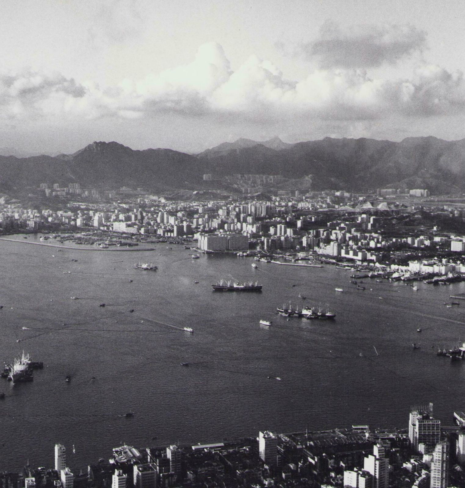 Hong Kong View Black And White Photography 1960s photo furniture