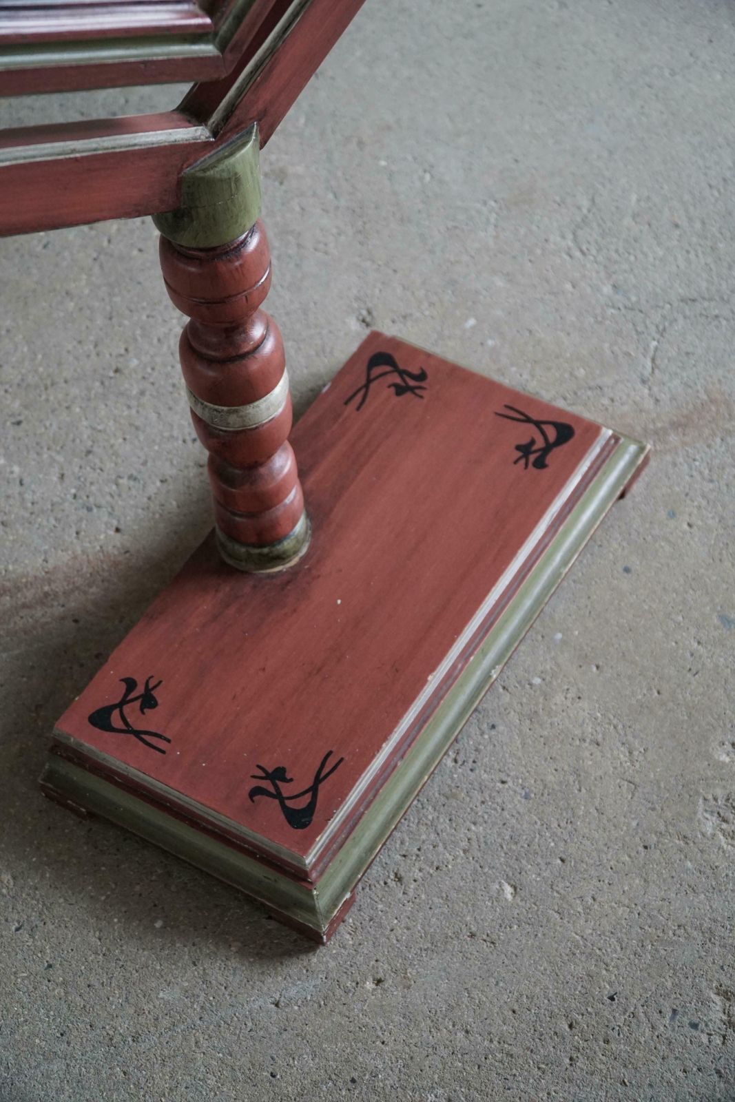 A Table Mirror In Pine By A Swedish Cabinetmaker, Folk Art, Early 20th Century photo buy