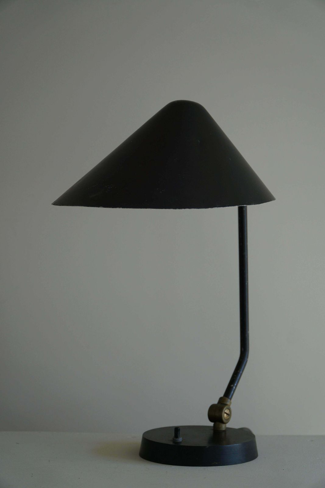 photo furniture Danish Modern Adjustable Table Lamp In Metal, Made By Louis Poulsen, 1950s