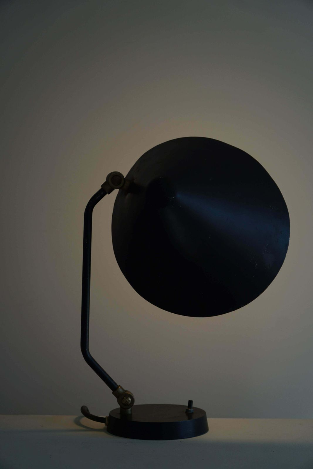 Lighting Danish Modern Adjustable Table Lamp In Metal, Made By Louis Poulsen, 1950s photo