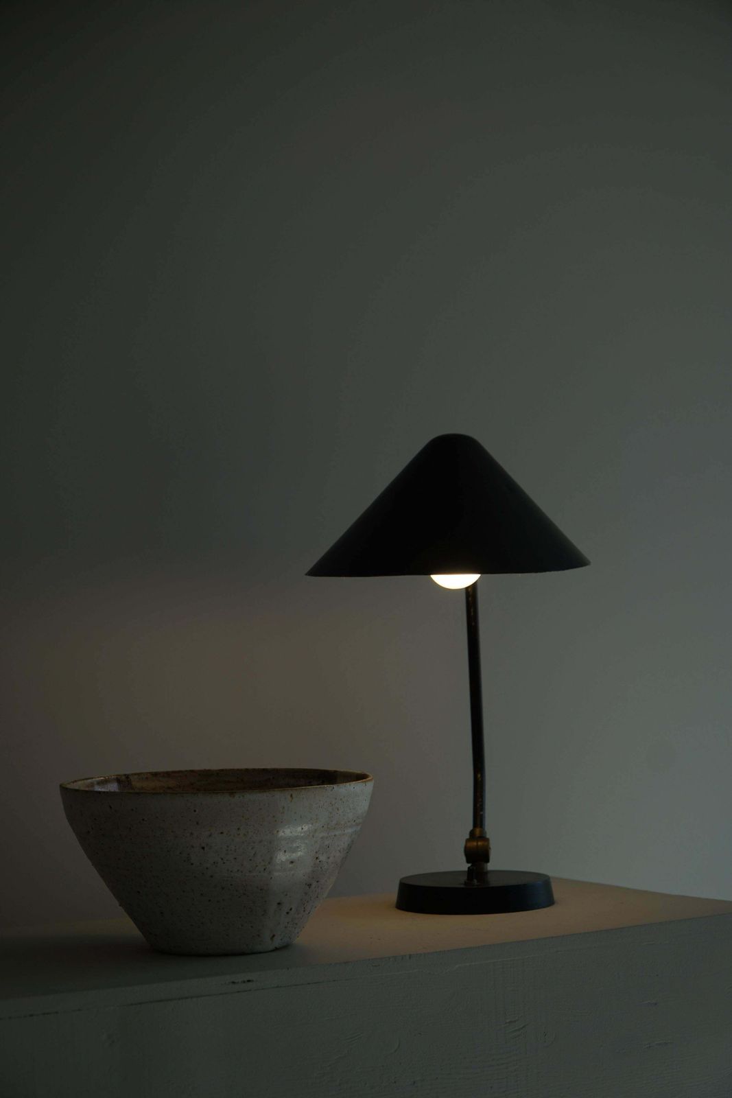 photo vinterior Danish Modern Adjustable Table Lamp In Metal, Made By Louis Poulsen, 1950s