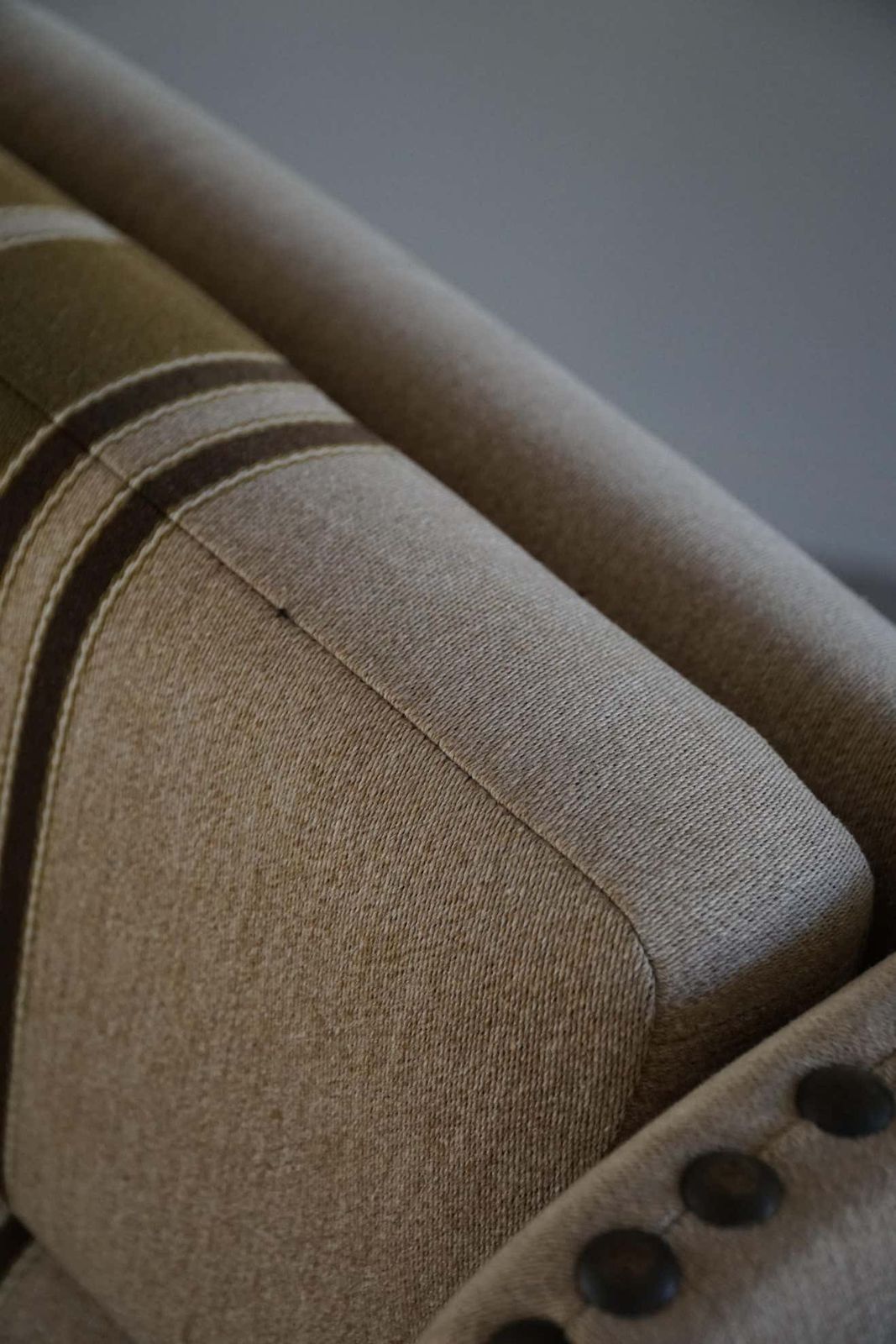 photo furniture Pair Of Danish Modern Highback Lounge Chairs In Style Of Henning Kjærnulf, 1960s