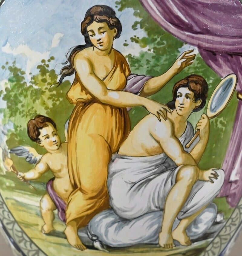 photo for sale Important Earthenware Vase, Renaissance Style   2nd Part Of The 19th Century