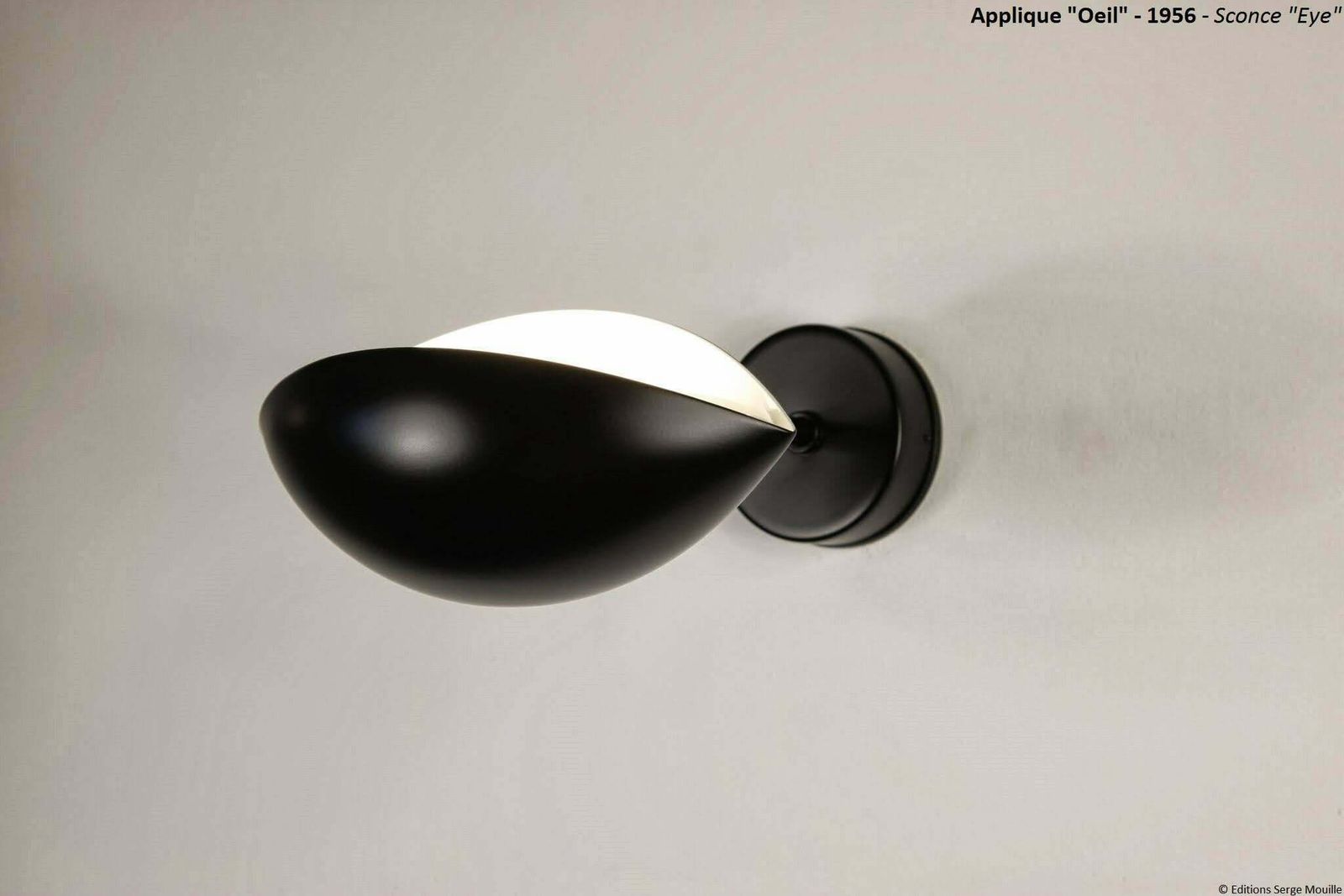 Serge Mouille Sconce   Wall Lamp "Eye" Or Eye photo Lighting