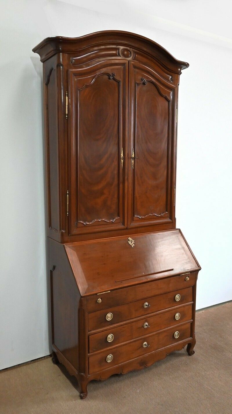 Exceptional Scriban Chest Of Drawers From Port Nantais In Mahogany – 1750 photo for sale