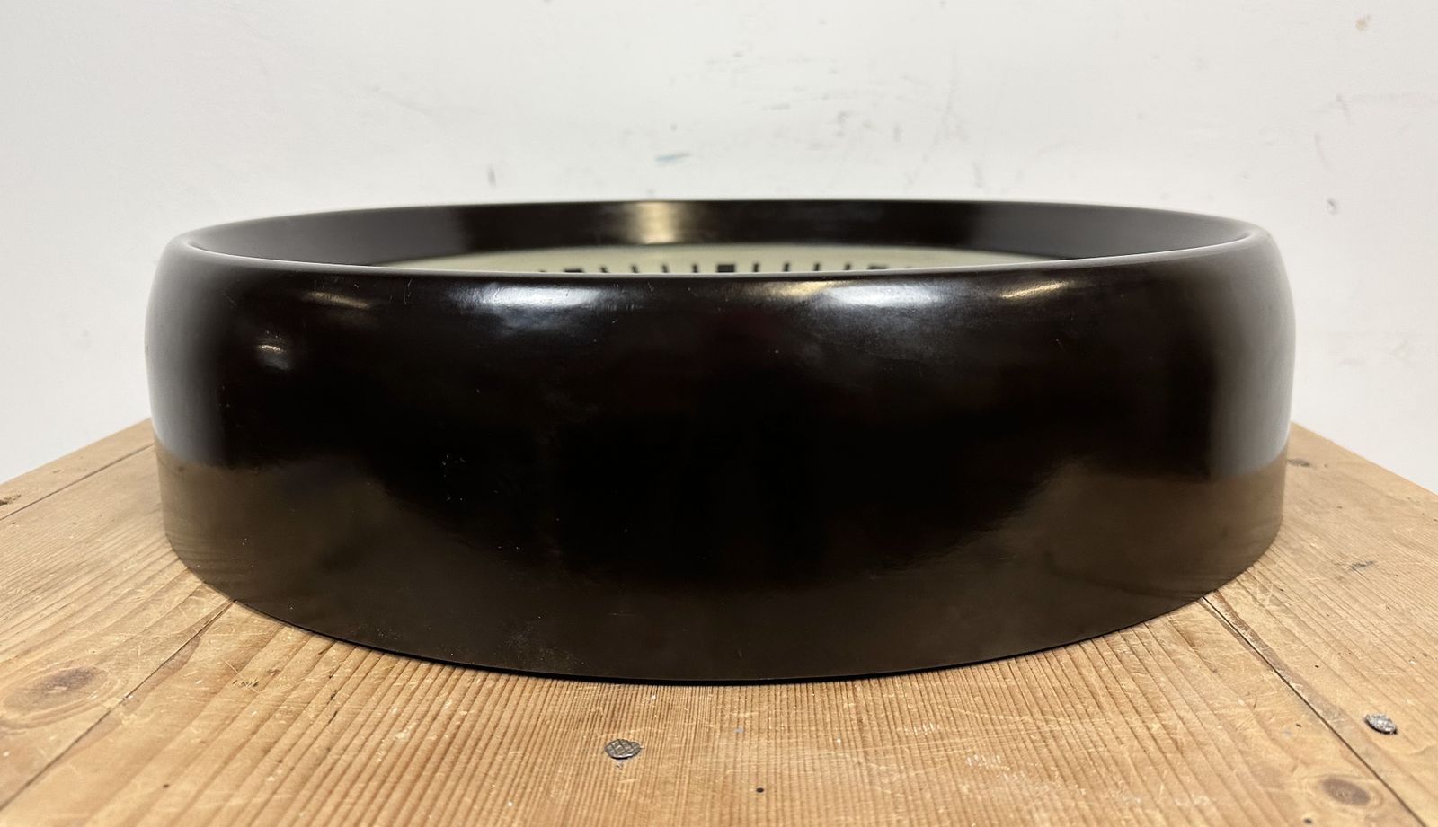 Large Industrial Bakelite Factory Wall Clock From Pragotron, 1960s photo Home Decor