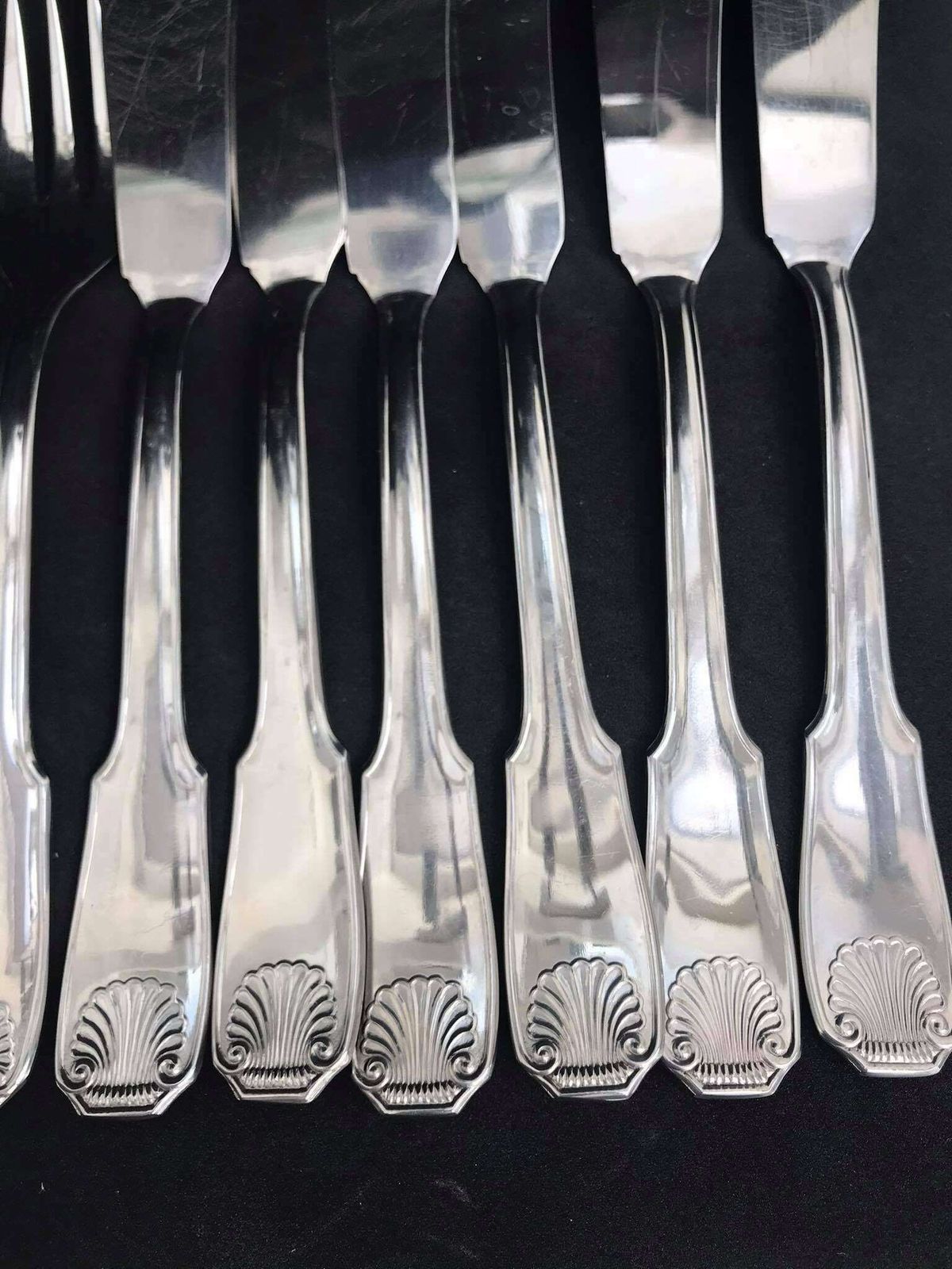 Fish Cutlery Flatware Fork Knives Wmf Cromargan Stainless Steel Table Holiday Dinner Wedding Gift Seafood Cutlery Wedding Gift photo for sale