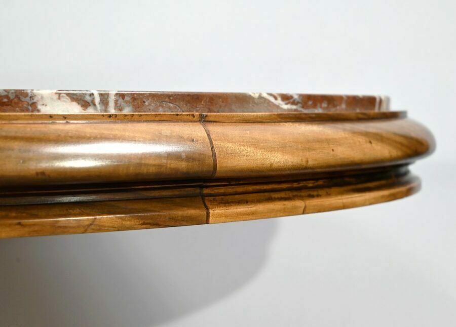 Important Center Table In Mahogany  Art Deco  Early 20th Century photo vintage