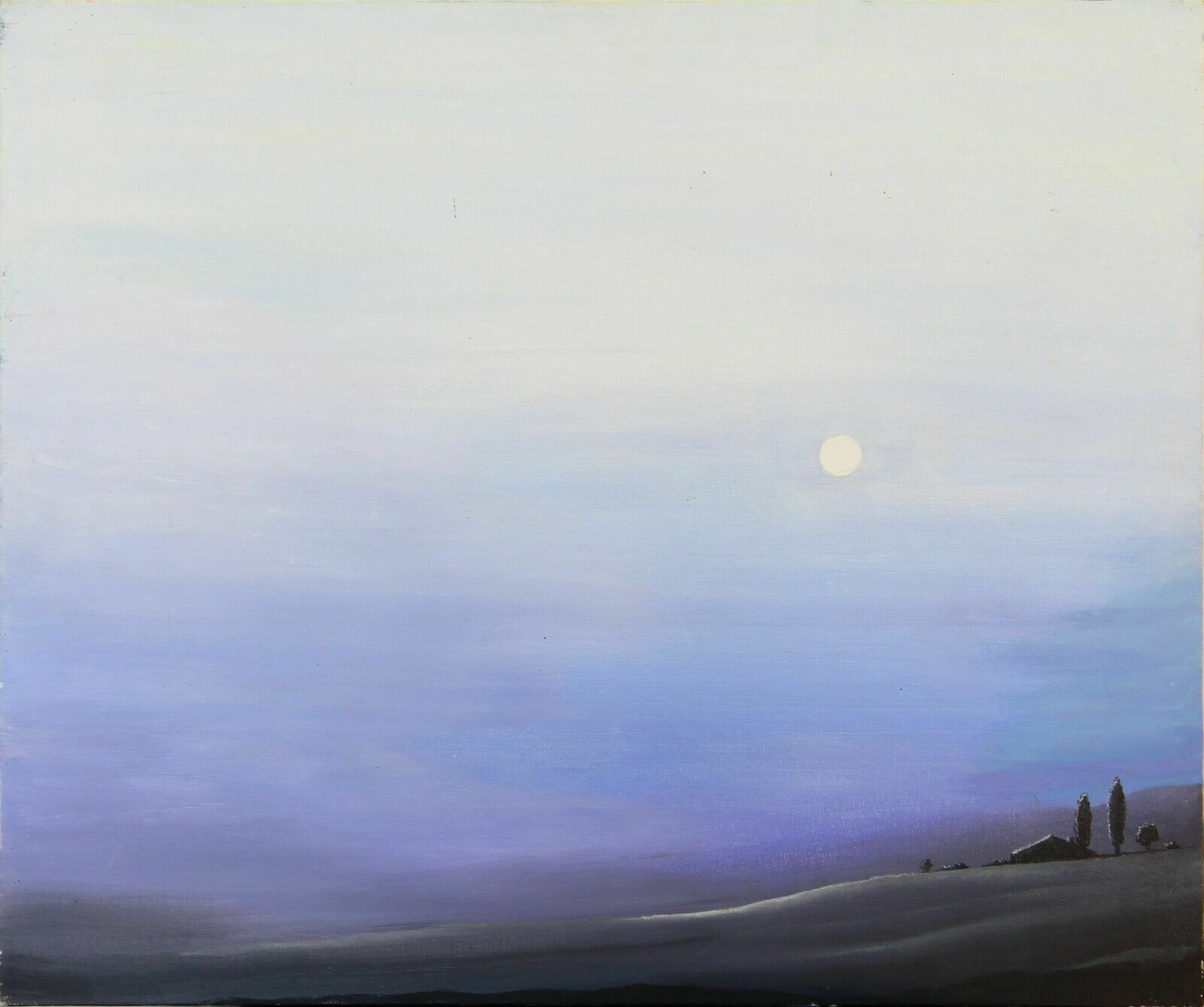 Acrylic On Board By Paul O'leary Bennett Titled Tuscanland 1