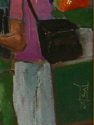 Oil On Canvas By Jesus Diaz Ferrer Titled El Goffo photo for sale