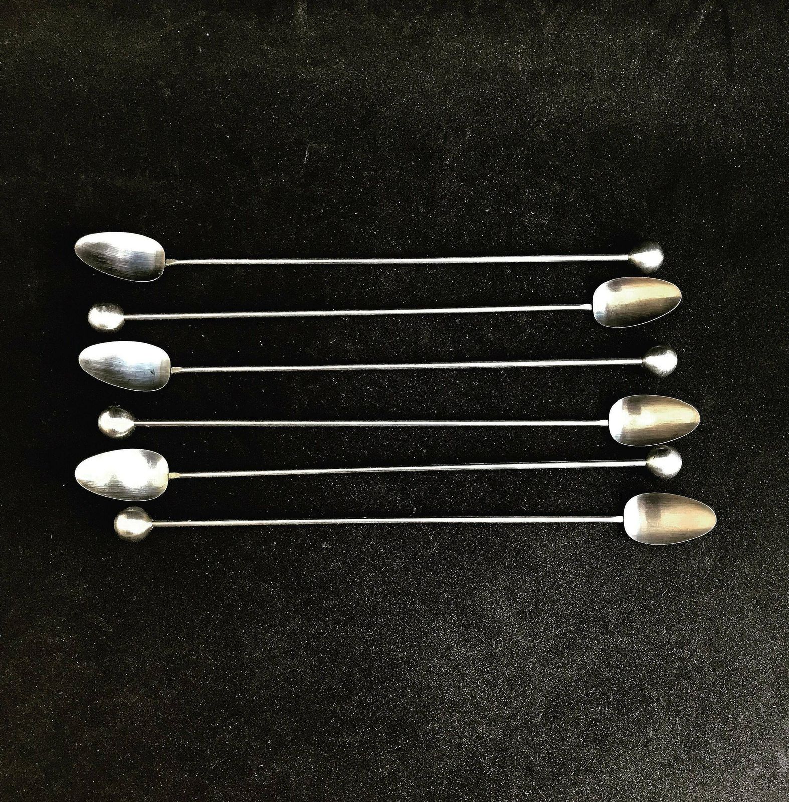 Drink Stirrers Cocktail Champagne Stirrers Sticks Set Of 6 Aluminium Spoons Bar Tools Bar Cart Accessories Bartender Mixing Tools Gift