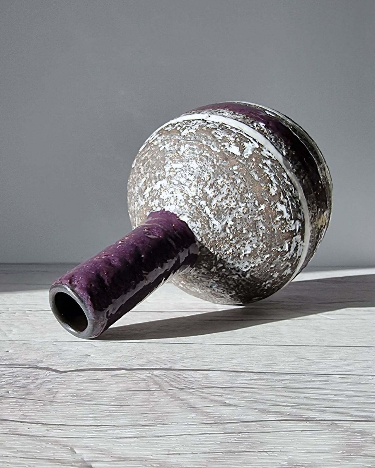 Ingrid Atterberg For Upsala Ekeby, 1957 59 'Chamotte' Series Sculptural Modernist Vase, Sweden photo Home Decor