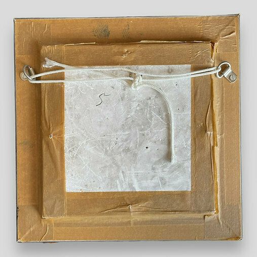Framed C19th Parian Tile Of An Angel And Child photo furniture