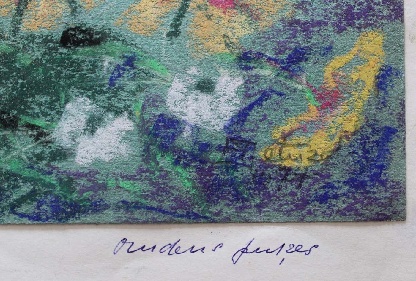 Eduards Metuzals Autumn Flowers. 1974, Paper photo furniture