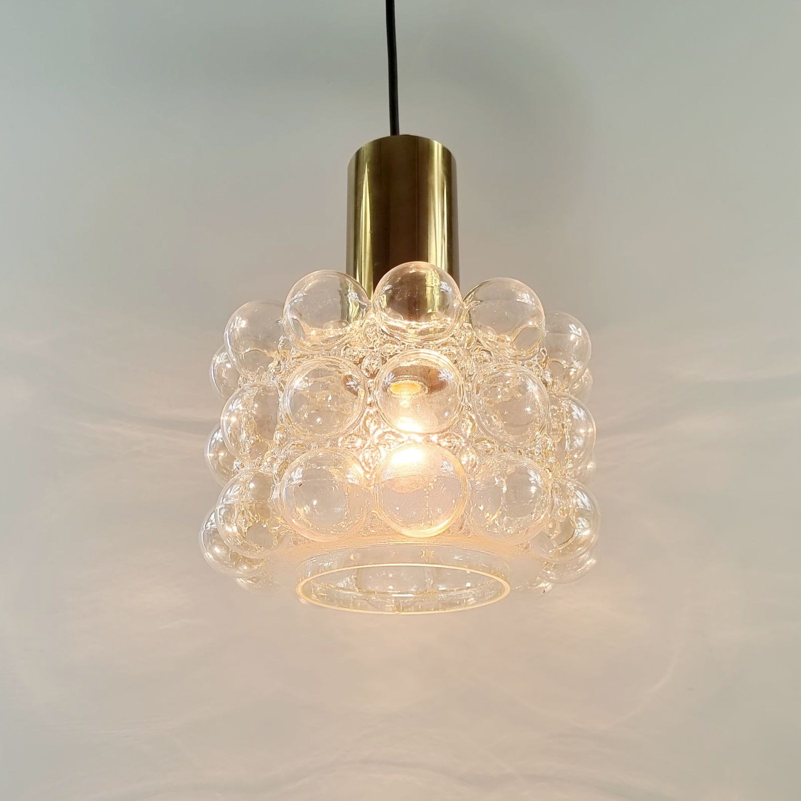 Mid Century Modern Bubble Glass Ceiling Lamp By Helena Tynell For Limburg, Germany, 1960s photo buy