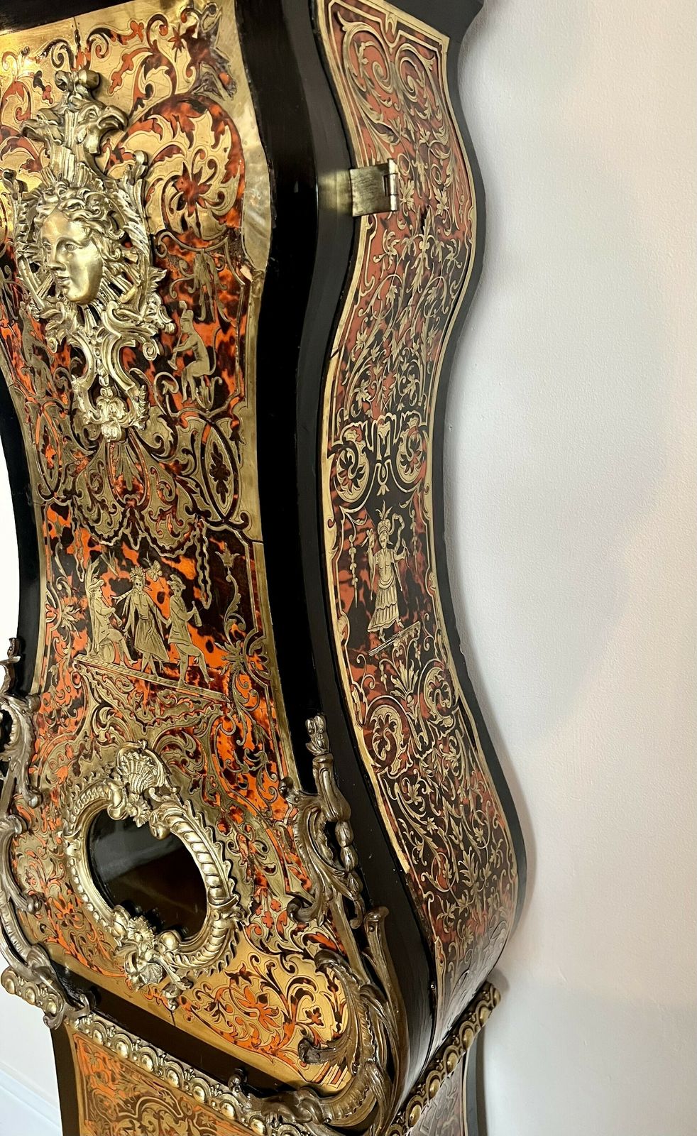 Fantastic Quality Napoleon III Marquetry Inlaid Eight Day Longcase Clock photo furniture