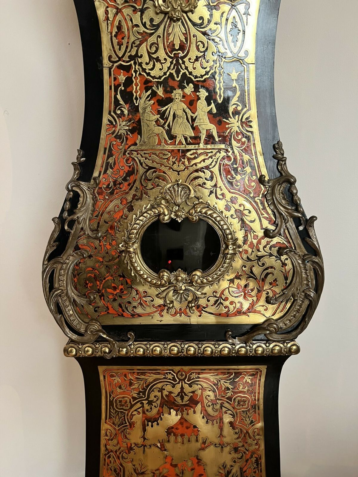 Home Decor Fantastic Quality Napoleon III Marquetry Inlaid Eight Day Longcase Clock photo