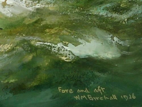 Watercolour And Gouache By William Minshall Birchall. Fore And Aft photo for sale