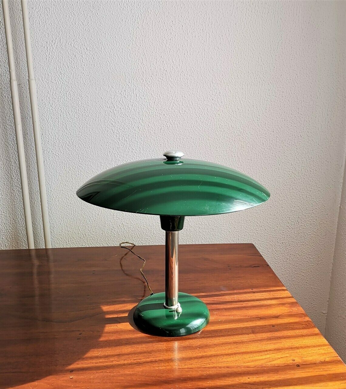 Vintage Max Schumacher Table Lamp / 1930s Germany / Art Deco Style Office Lamp photo for sale