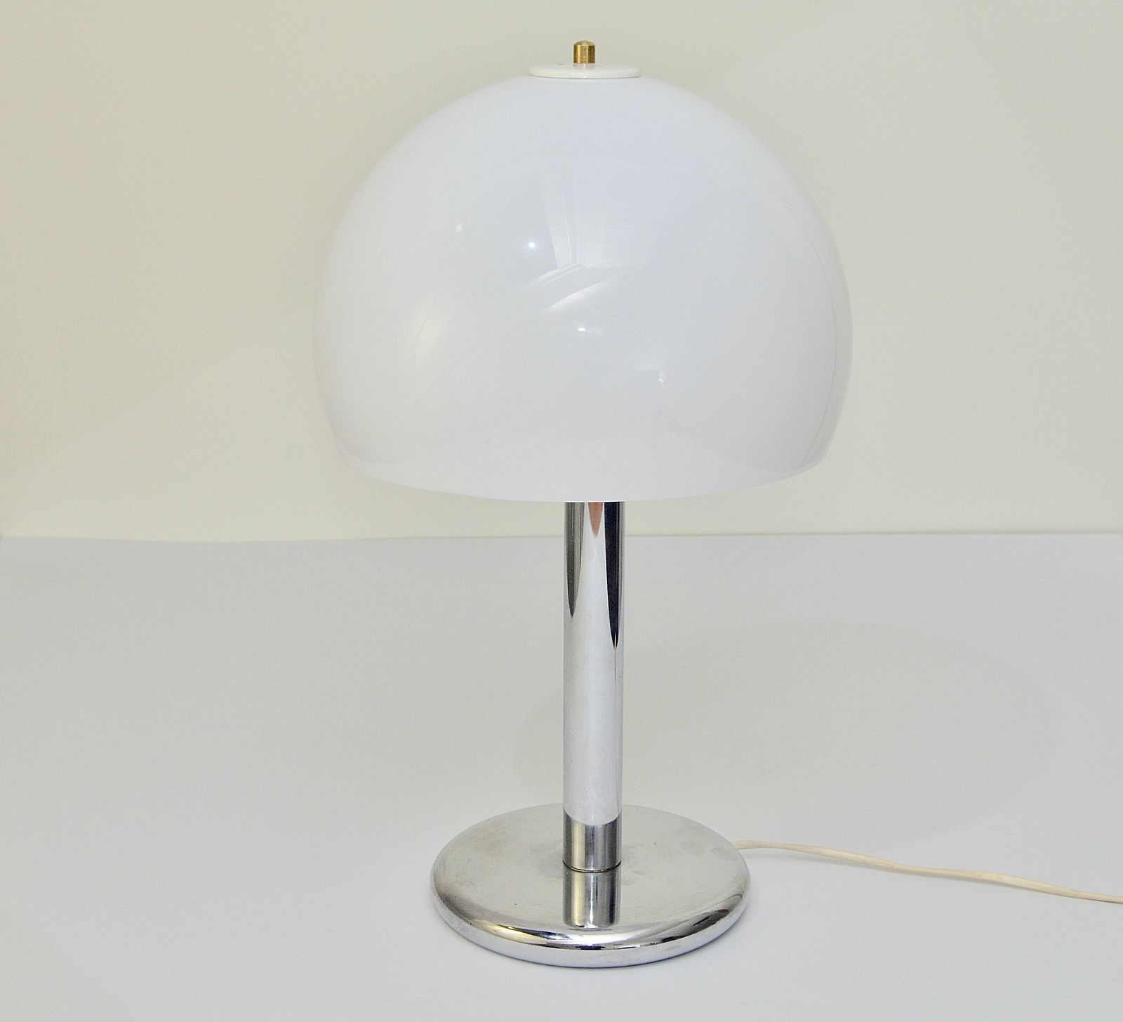 Vintage Mushroom Table Lamp In The Style Of Guzinni, Germany 1970s photo Lighting