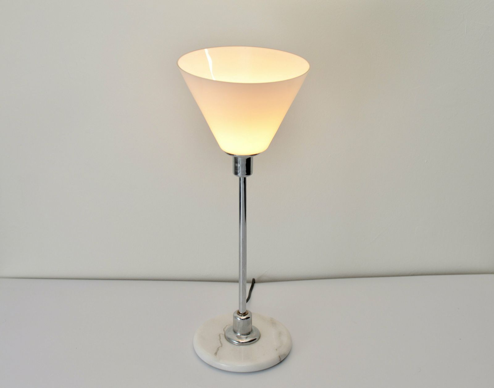 photo for sale Vintage Post Modern Table Lamp By W.K.Wu Products Model Valencia, 1980s