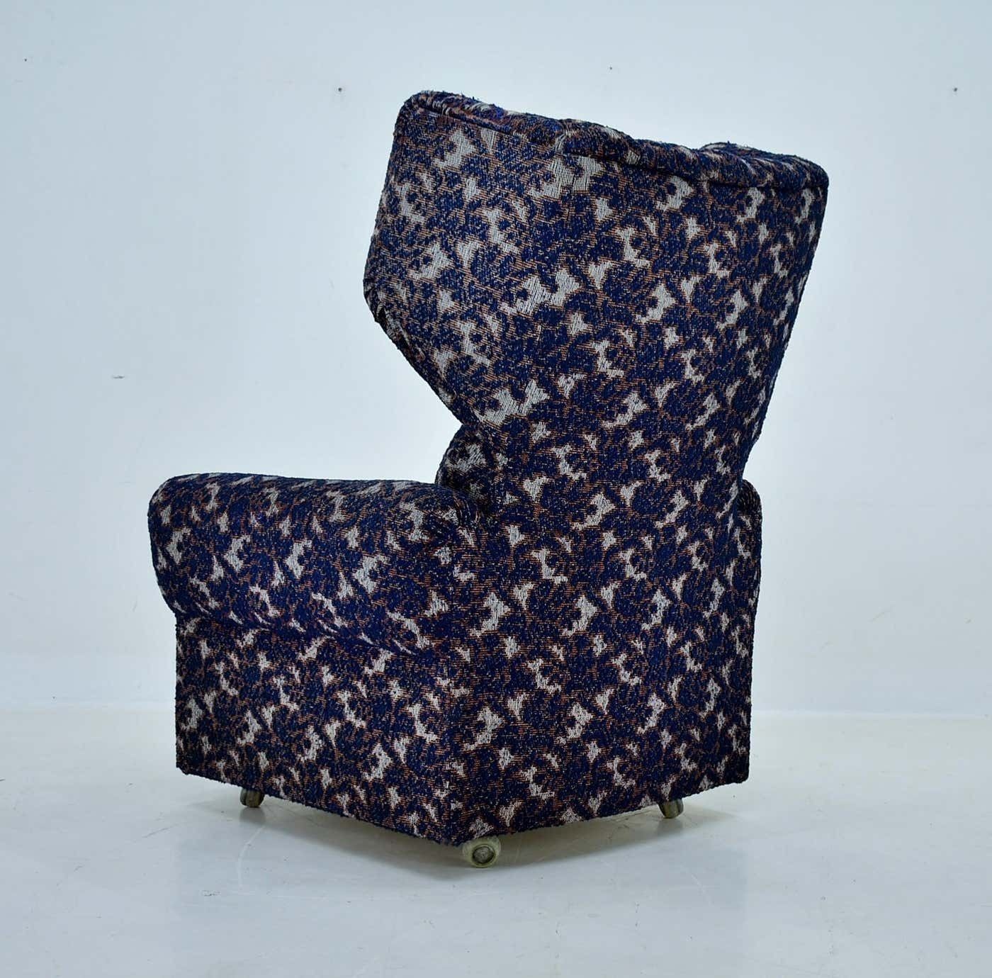 photo buy 1960s Mid Century Wing Armchair, Czechoslovakia