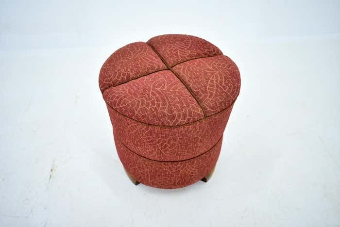 609.0 Art Deco Tabouret By Jindrich Halabala For Up Zavody, 1940s photo
