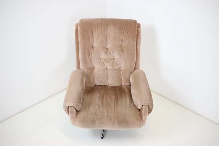 Midcentury Swivel Armchair, Peem, Finland, 1970s photo furniture