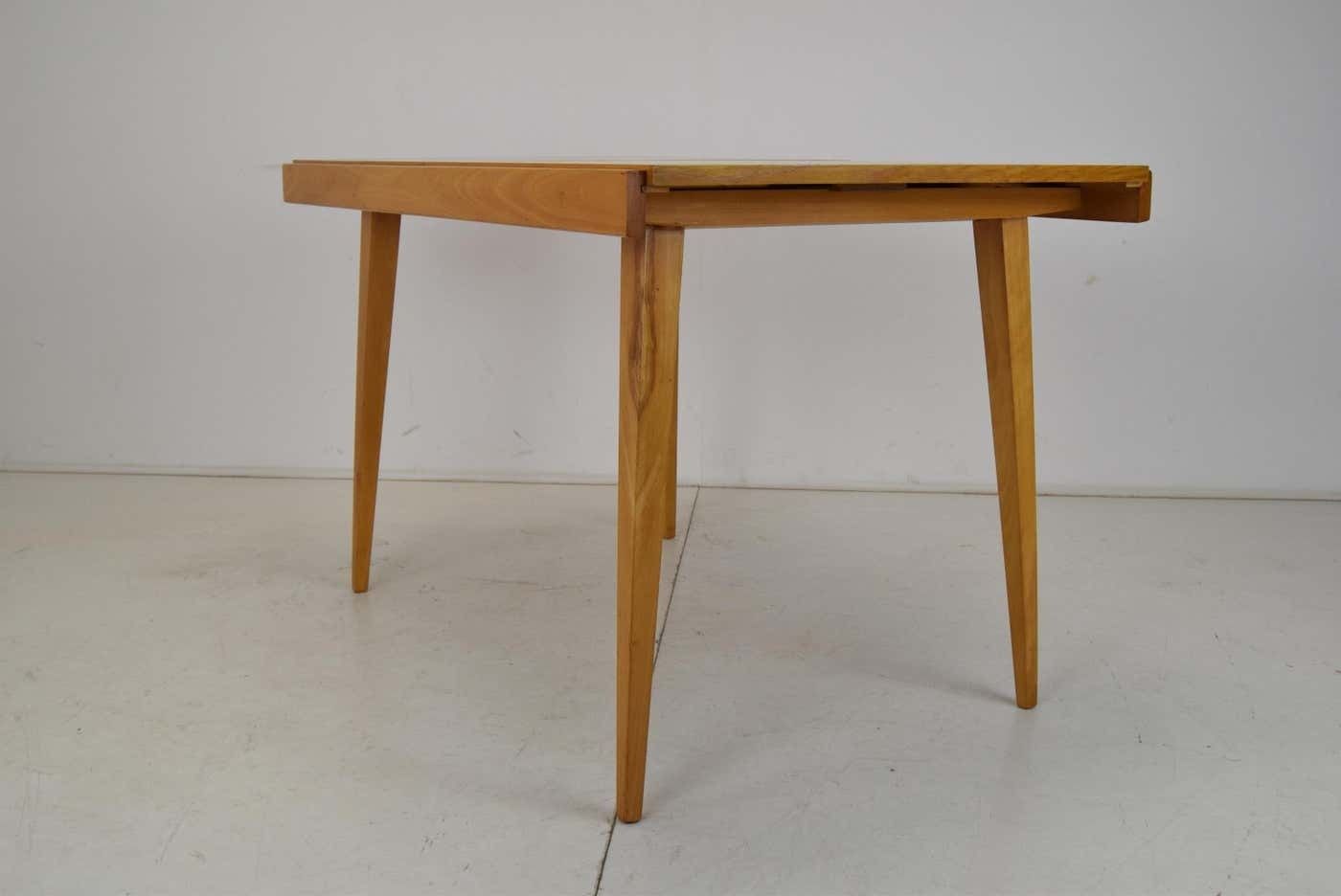 Mid Century Folding Dining Table By Frantisek Jirak For Tatra, 1960's photo buy