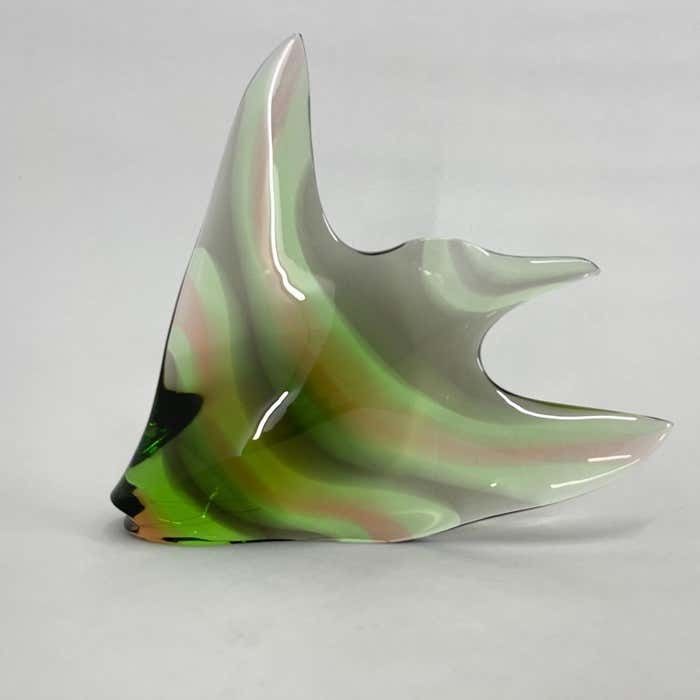 photo buy 1960's Art Glass Fish Designed By Stanislav Honzík For Nový Bor Glassworks