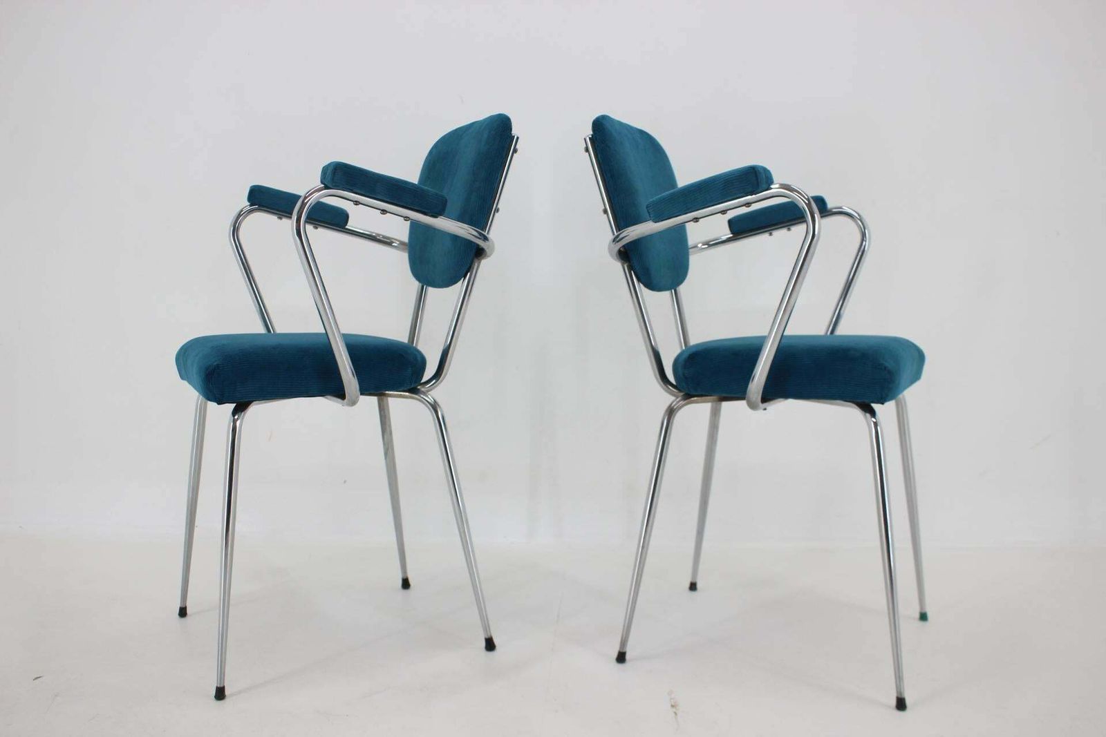 1960s Pair Of Italian Armchairs In Needlecord photo Furniture