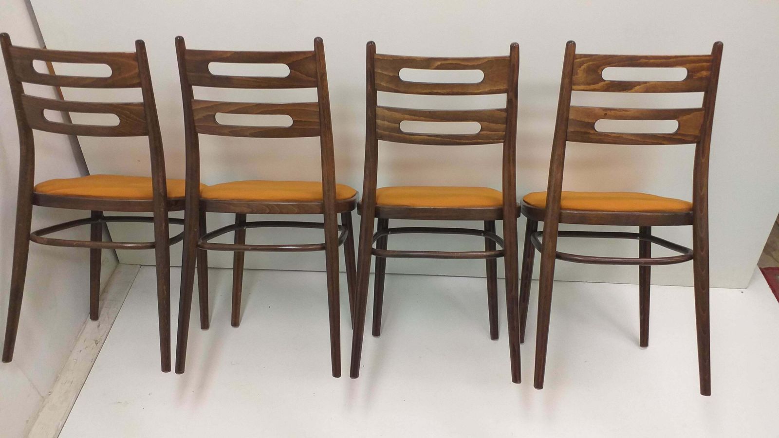 photo furniture 1960 4 Pieces Of Ton Chairs, Czechoslovakia