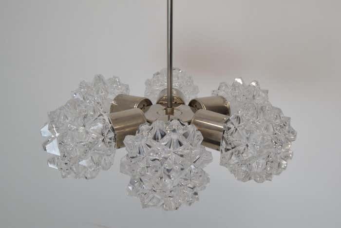 Set Of Two Chandeliers By Kamenicky Senov, 1970's photo furniture