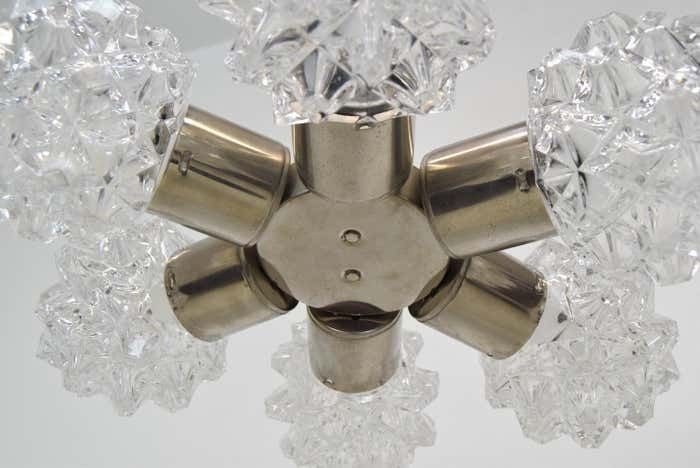 photo vinterior Set Of Two Chandeliers By Kamenicky Senov, 1970's