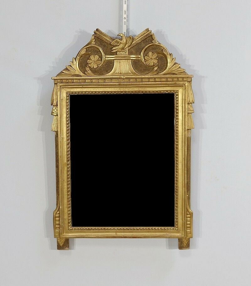 Mirror In Gilded Wood, Louis XVI Style, Early 20th Century