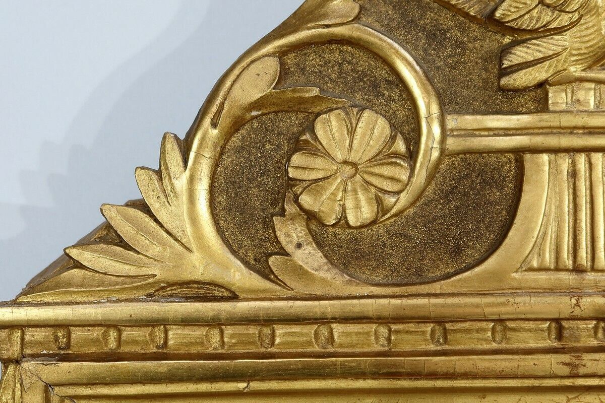 Mirror In Gilded Wood, Louis XVI Style, Early 20th Century photo 1431.7