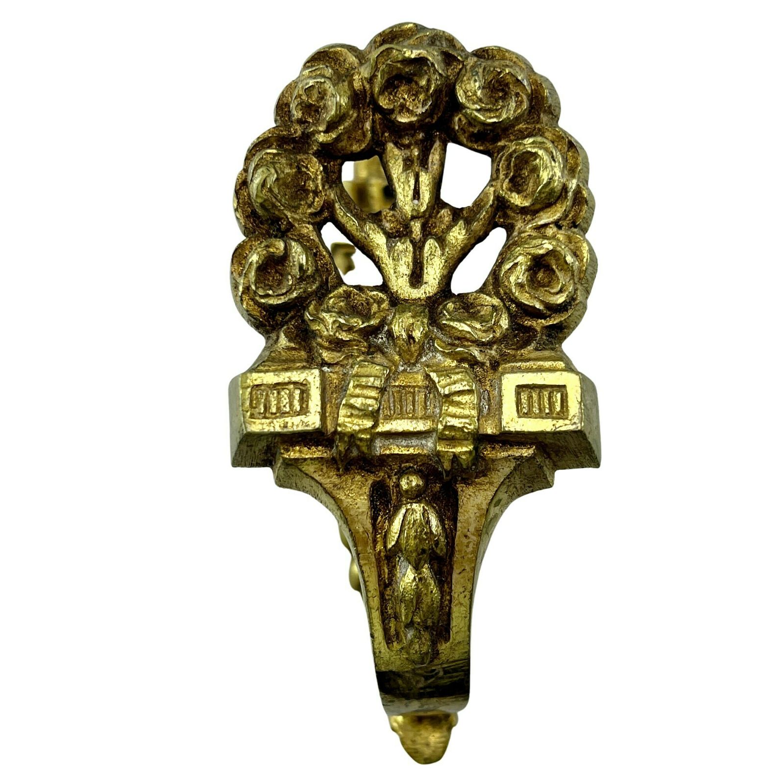 Antique French Gilt Ormolu Curtain Tie Backs   Country House   19th Century photo for sale