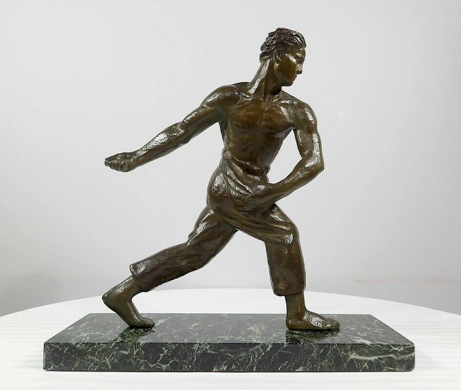 Bronze “The Sower” By A. Kelety, Art Deco – 1930
