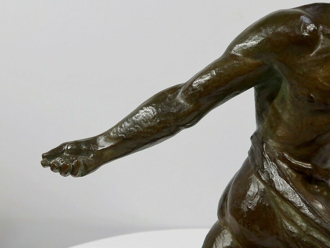 Bronze “The Sower” By A. Kelety, Art Deco – 1930 photo vintage