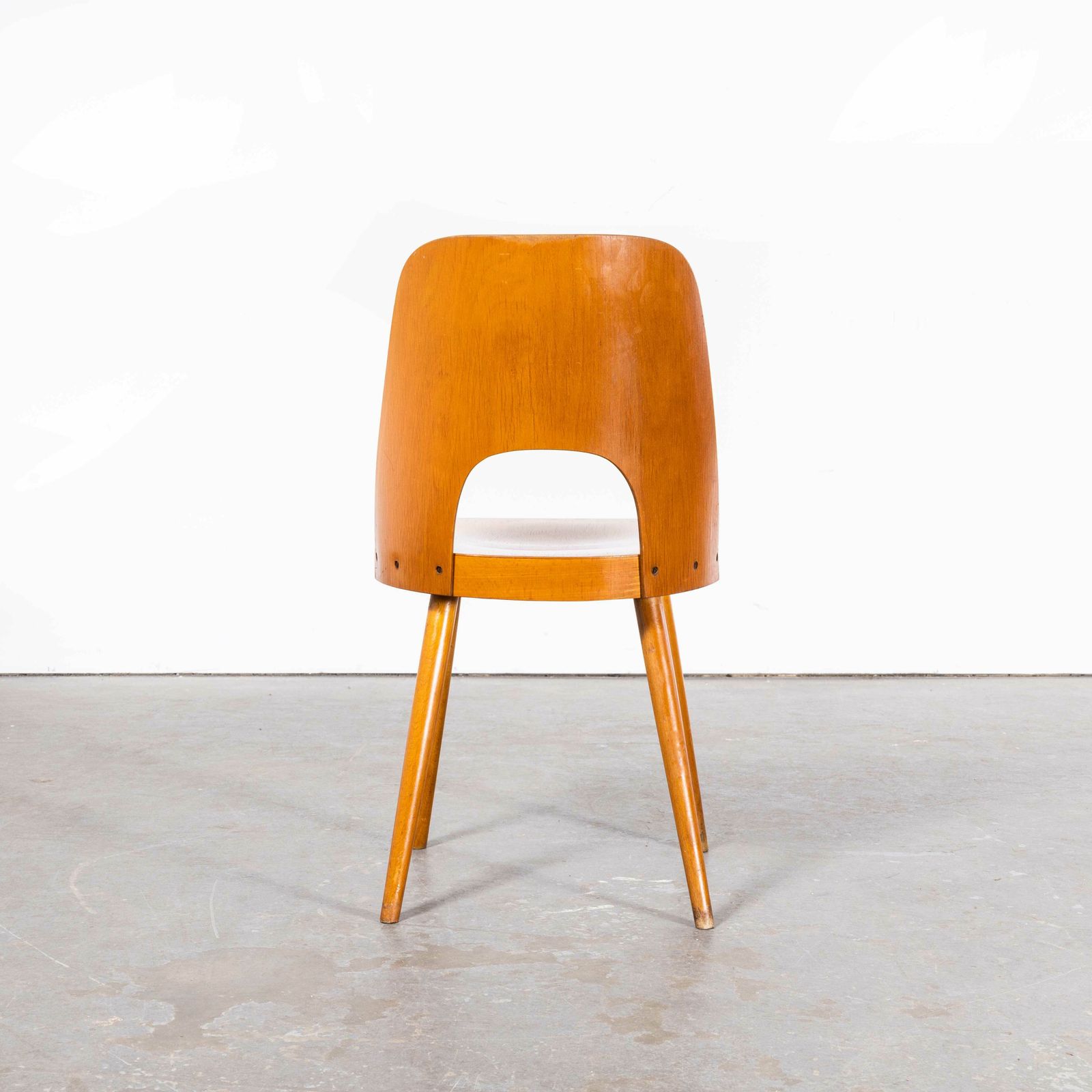1950’s Honey Oak Side Chairs – Oswald Haerdtl Model 515 – Set Of Three photo buy