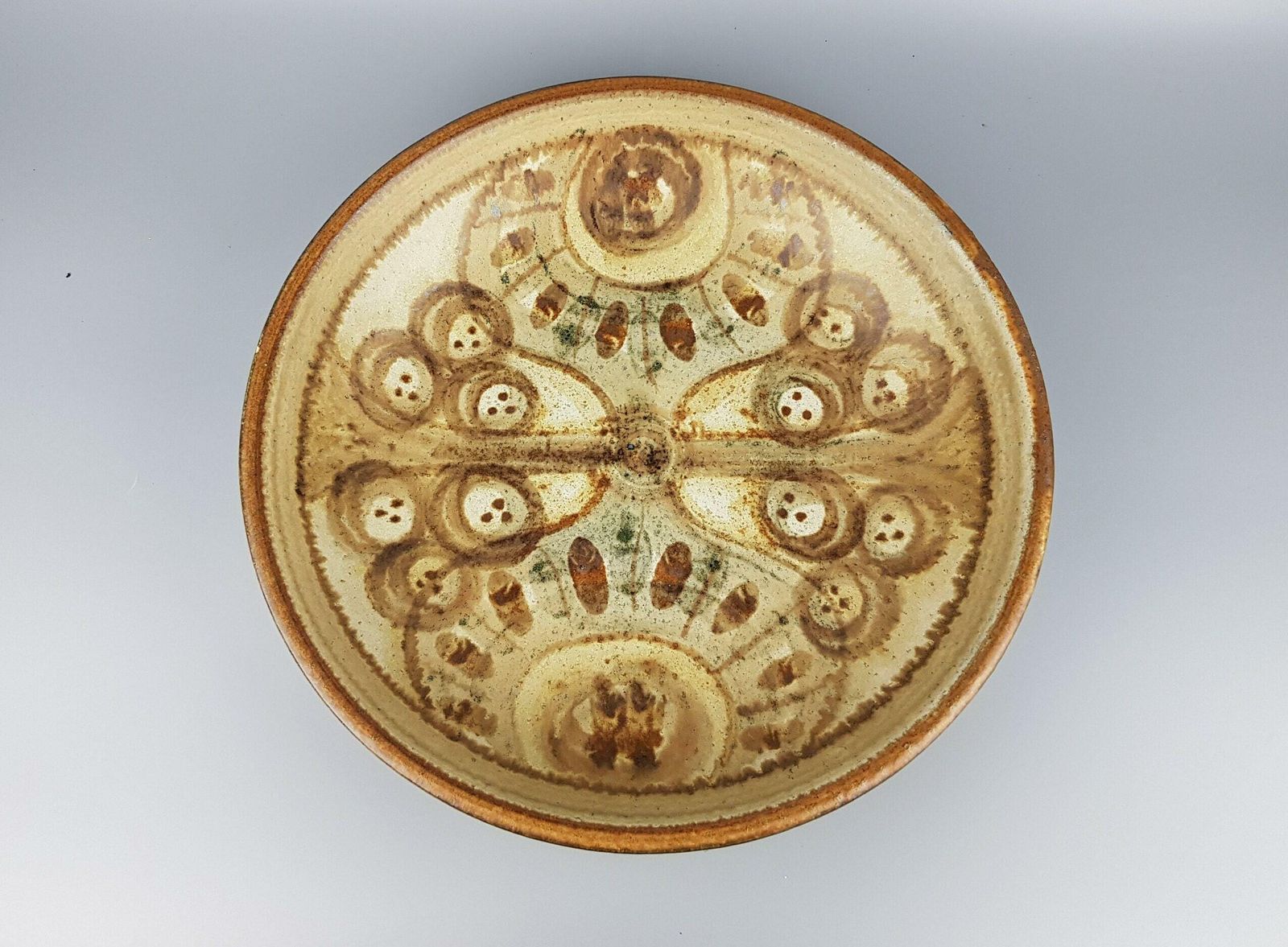 Vintage Soholm Stentoj Bornholm Denmark Bowl By Noomi Backhausen 1960s