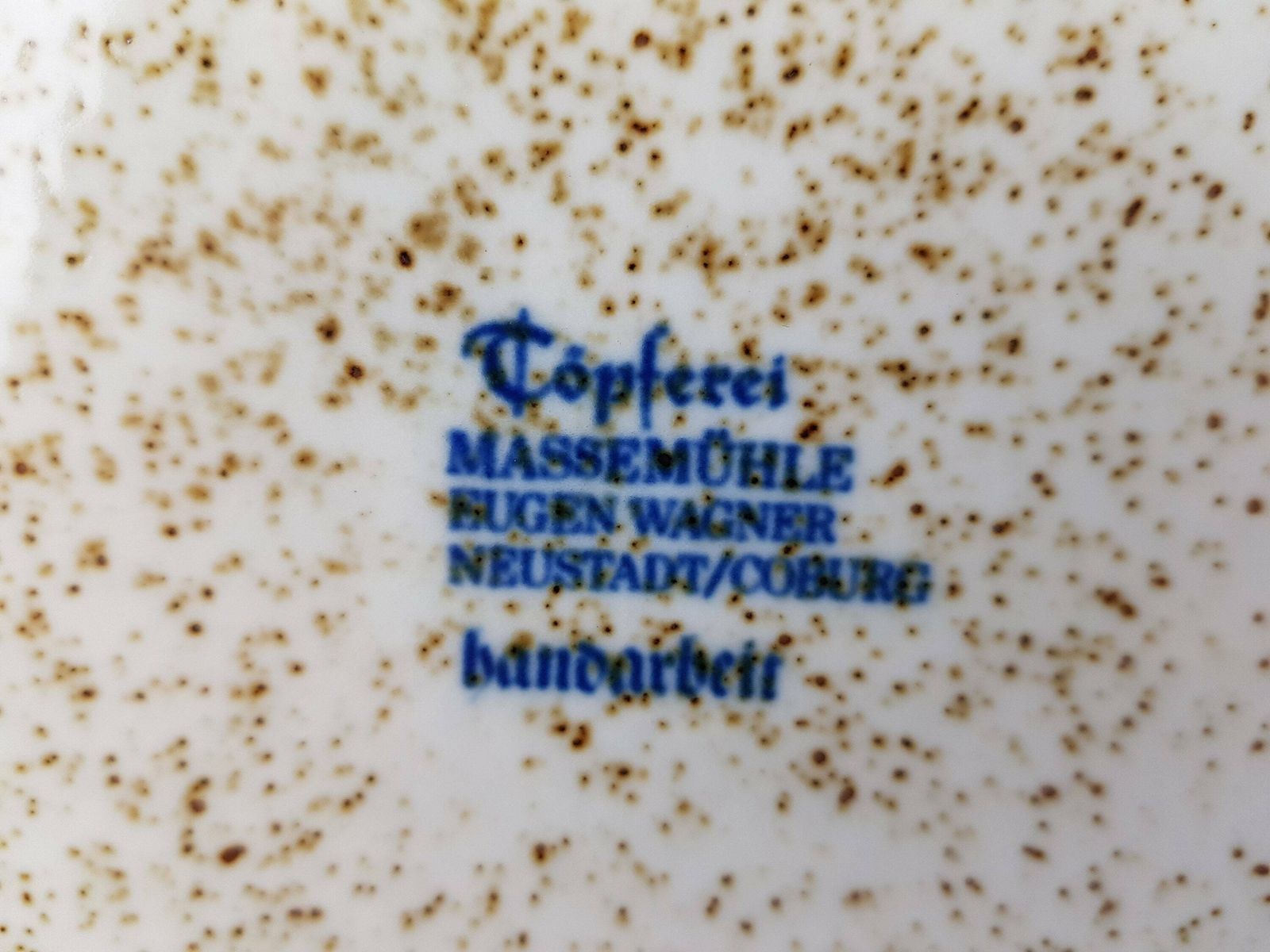 Vintage Topferei Massemuhle Neustadt/Coburg Wall Plate With Owl Decor By Eugen Wagner West German Pottery 1960s 1970s photo 64.0