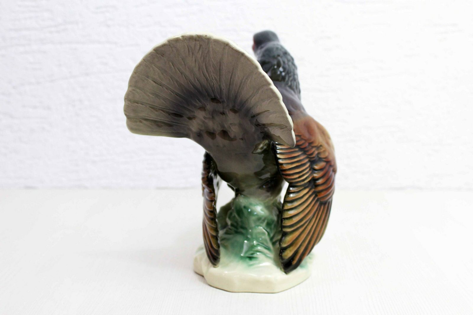 Figurine Of Heather Rooster Or Large Tetra In Ceramic 1970 photo 186.0