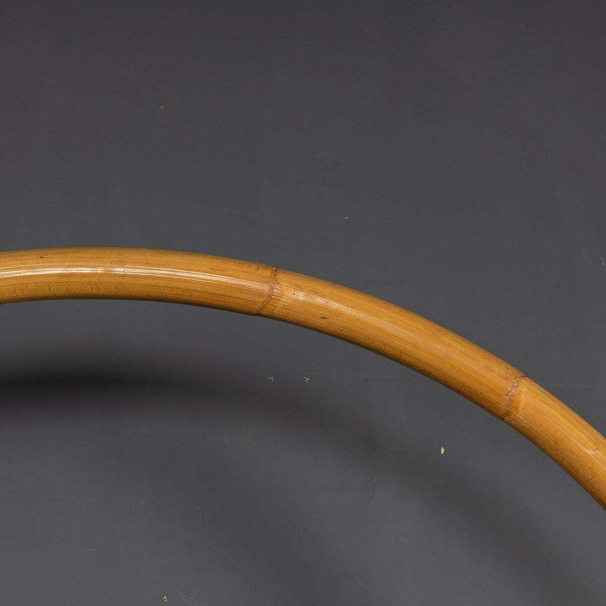 photo buy 20th Century Italian Bamboo Arc Floor Lamp By Vivai Del Sud, C.1970
